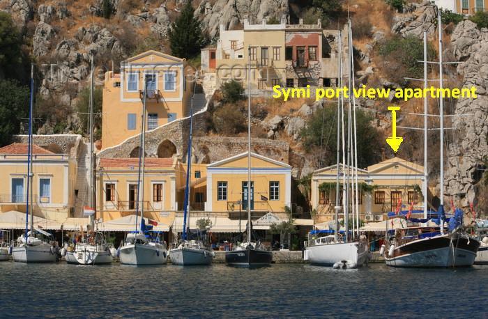 Symi Port View Apartment Bagian luar foto